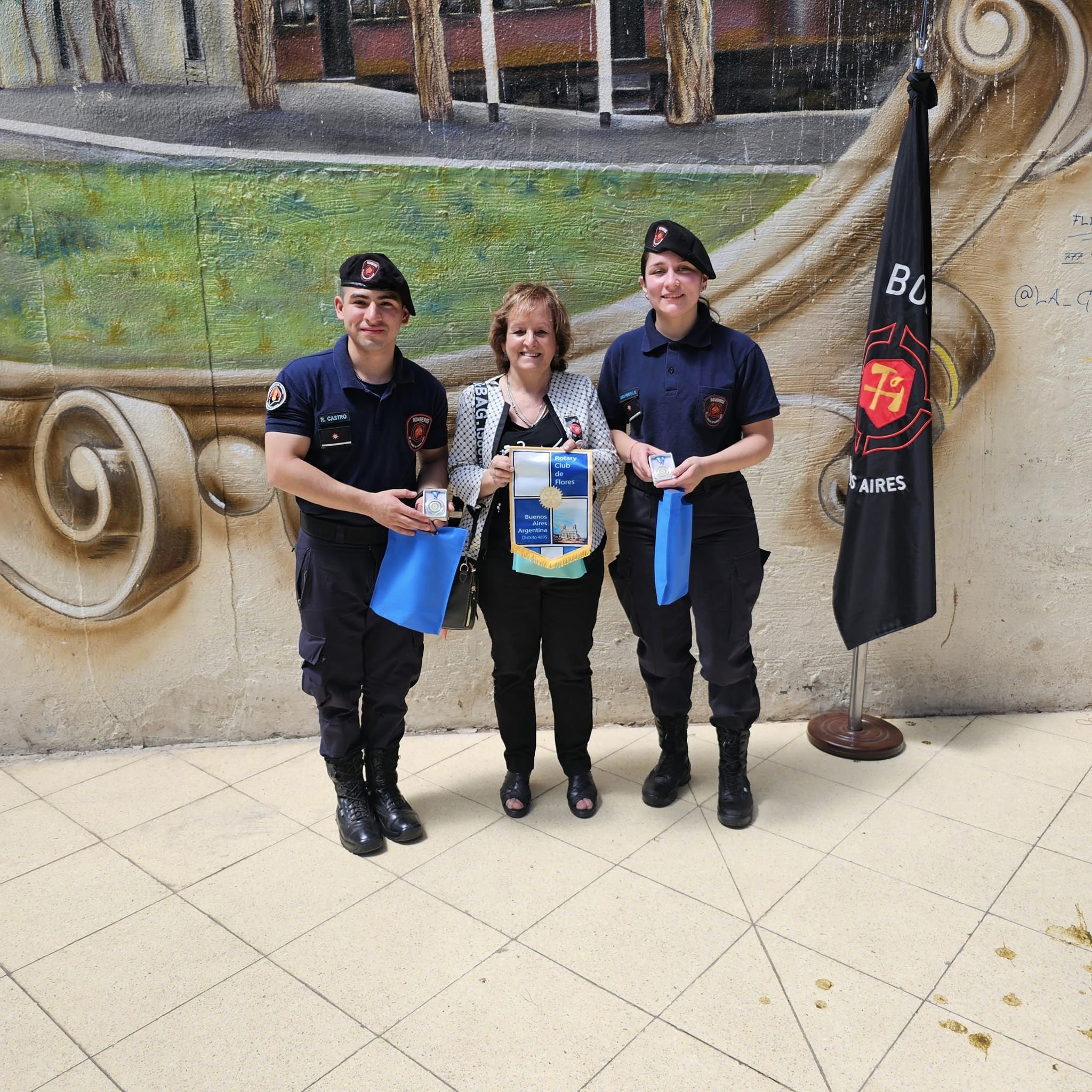 Reconocimiento a los bomberos de la Comuna 7 de la Ciudad de Buenos Aires